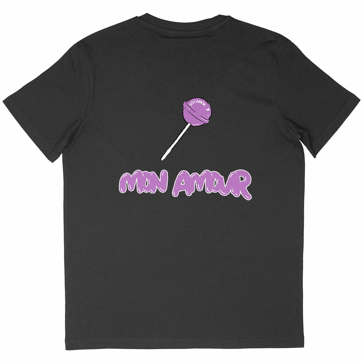 T-SHIRT MON AMOUR PURPLE CLAIR